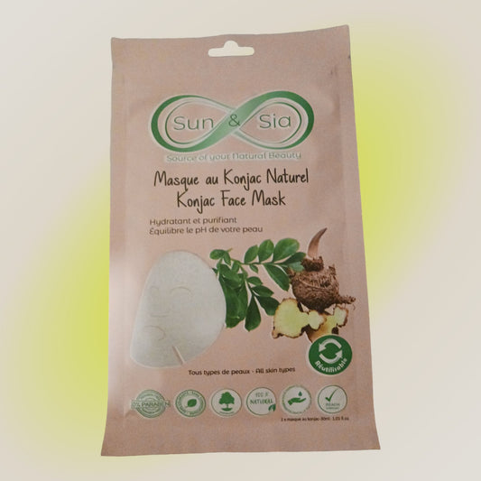 MASQUE VISAGE KONJAC - "Nature Hydratant"