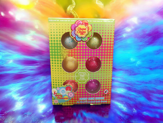 COFFRET 6 BOMBES DE BAIN - "CHUPA CHUPS"