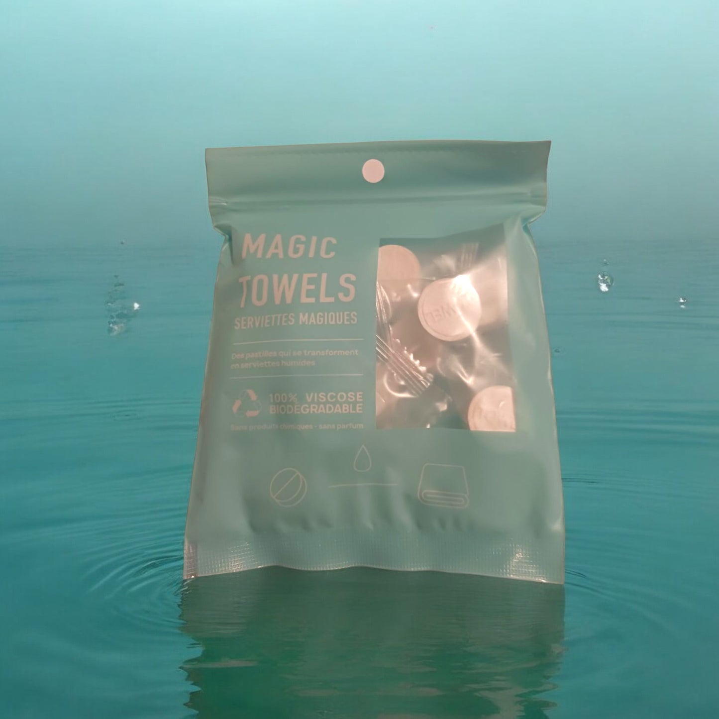 SERVIETTES MAGIQUES - "MAGIC TOWELS"